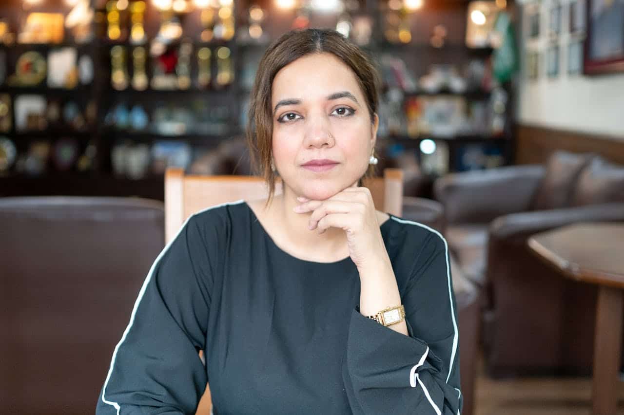 A business executive thinking about their tax strategy