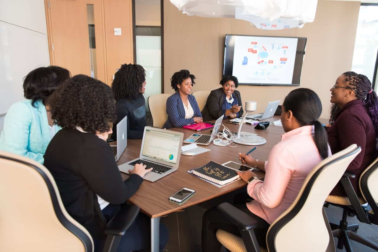 Women meeting inside a conference room