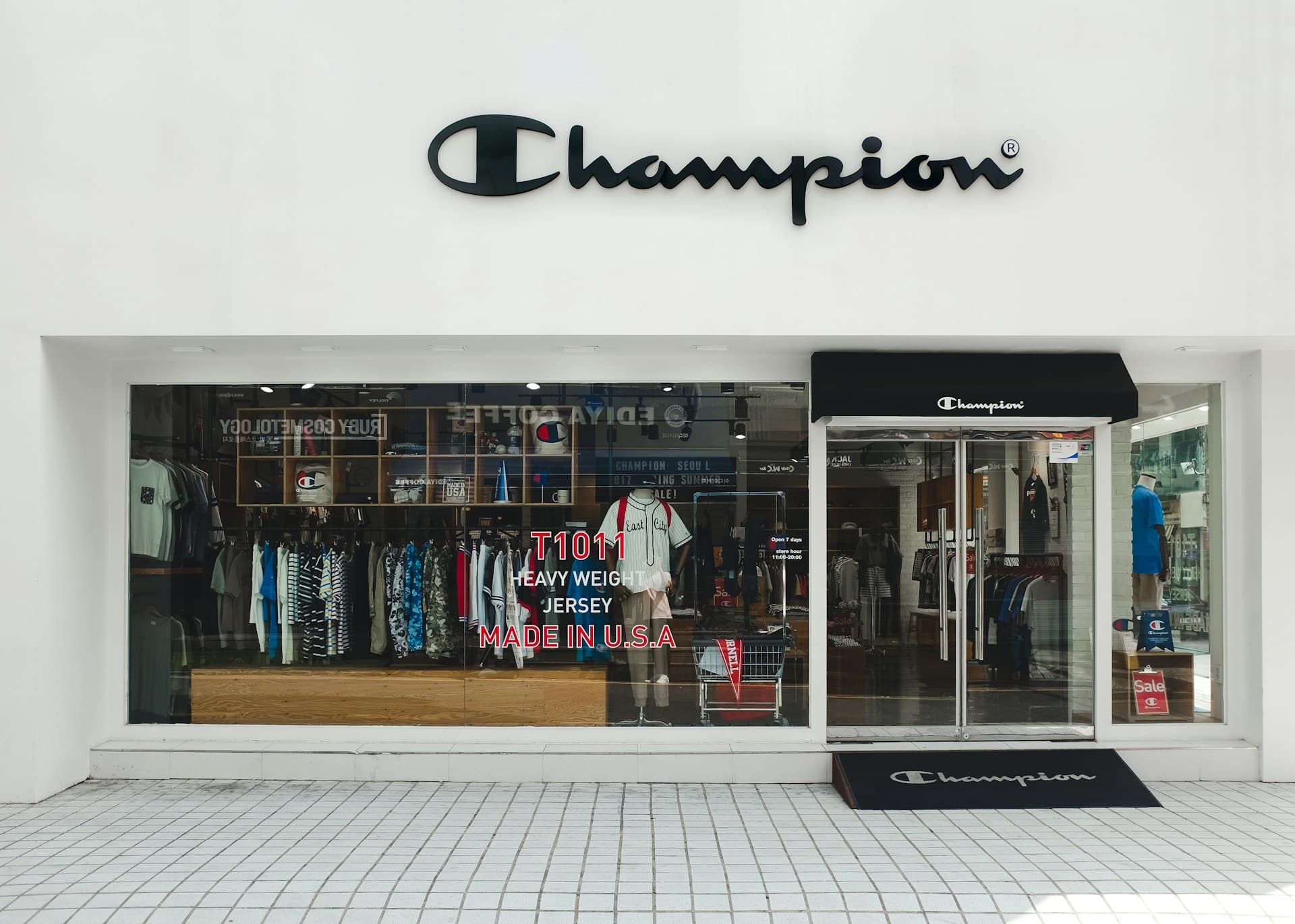 A store operated by clothing brand Champion