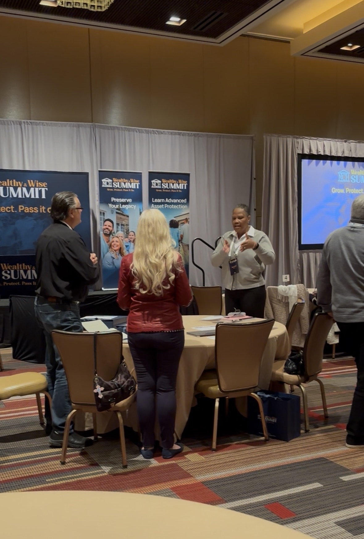 Networking at Wealthy&Wise Summit