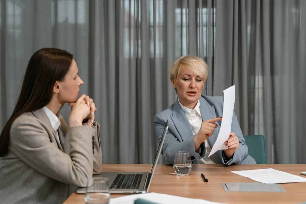 Businesswomen in a meeting