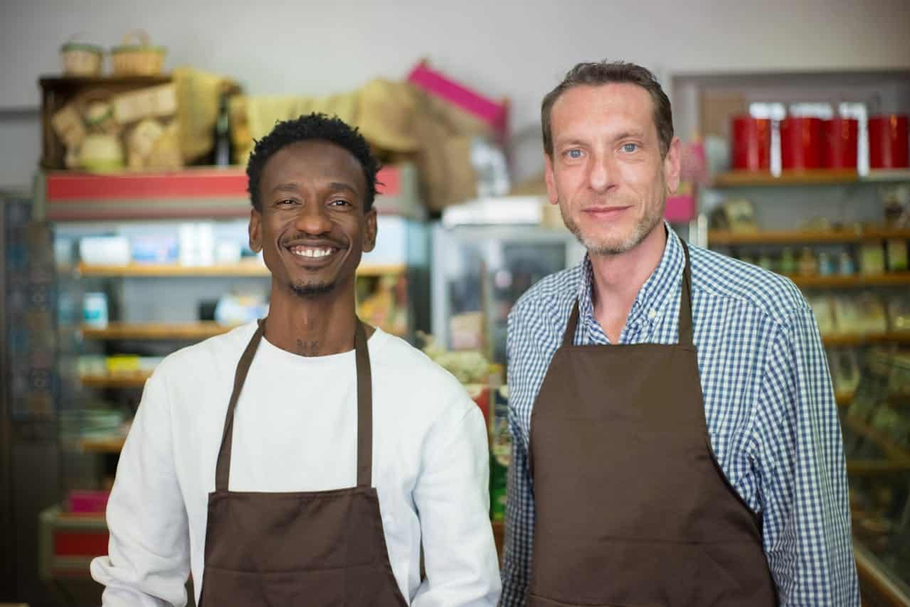 Two business owners