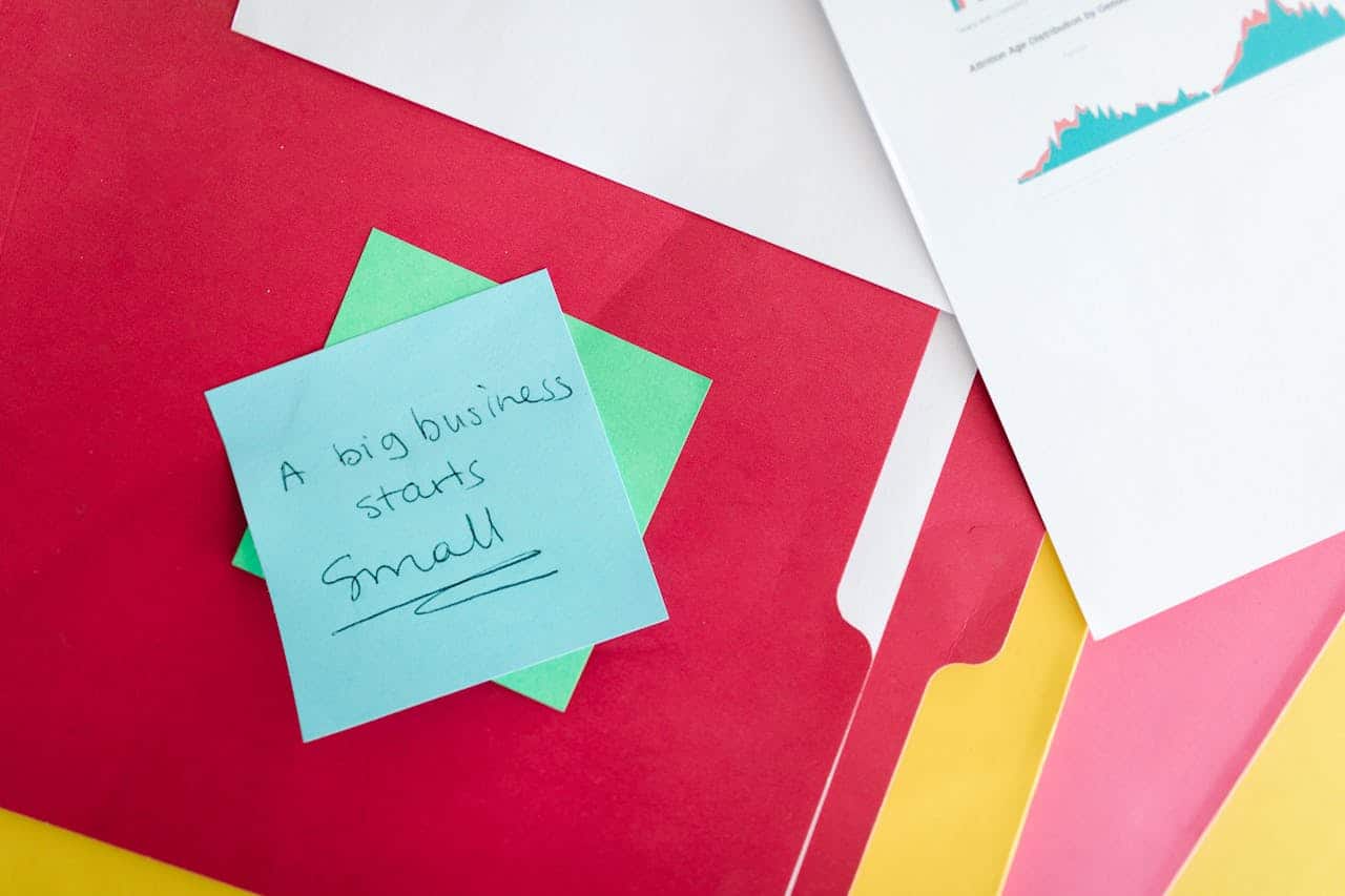 Notepads with a motivational quote