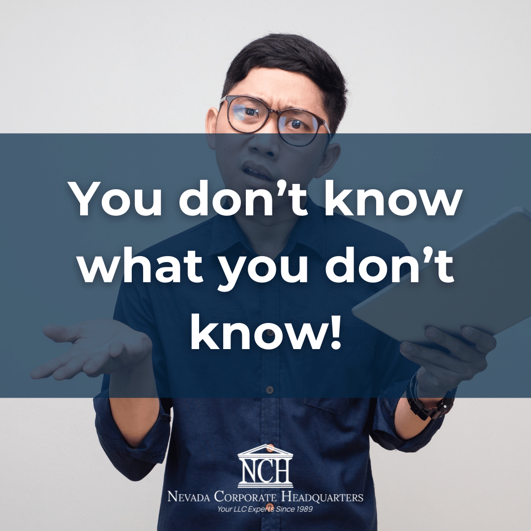 You Don’t Know What You Don’t Know!